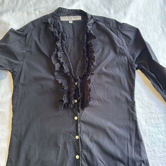 What Goes Around Comes Around Button Front Shirt Dress - Picture 5 of 11